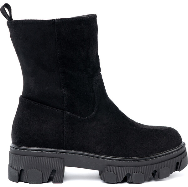 SHELOVET Čierne dámske nízke čižmy v minimalistickom dizajne JH20-250B 66150114