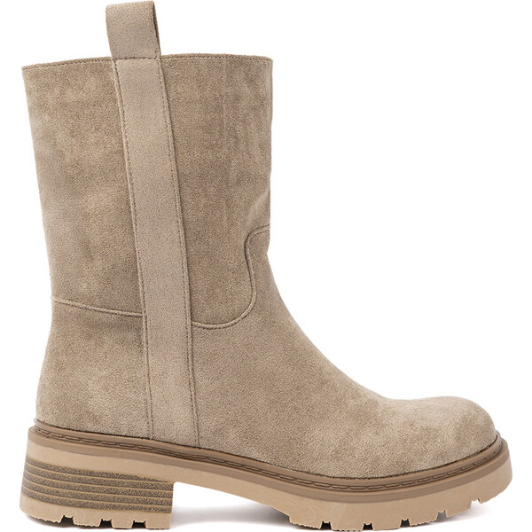 SHELOVET Béžové dámske členkové topánky s hrubou podrážkou HO265KH 66150279