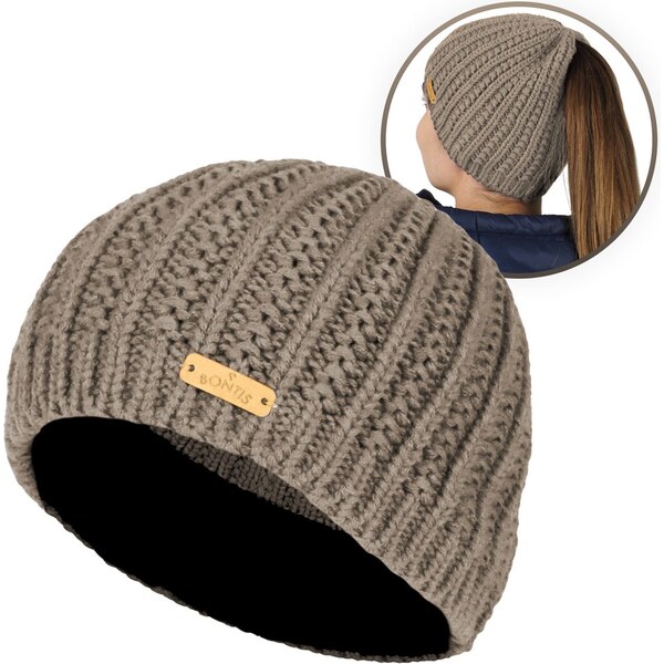 Bontis Dámska čiapka s otvorom na cop 65639925