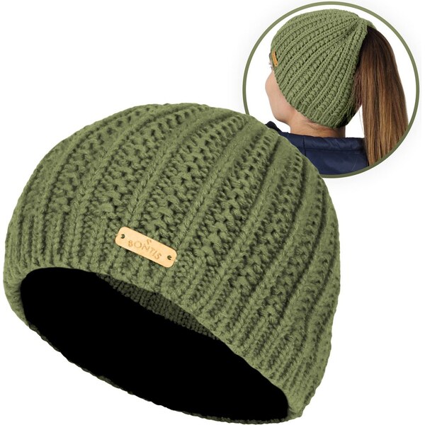 Bontis Dámska čiapka s otvorom na cop 65639926