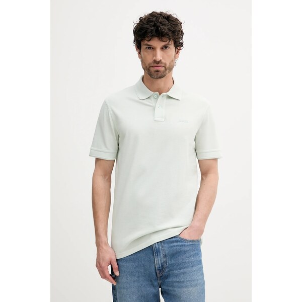 Bavlnené polo tričko BOSS Orange Prime 63676236