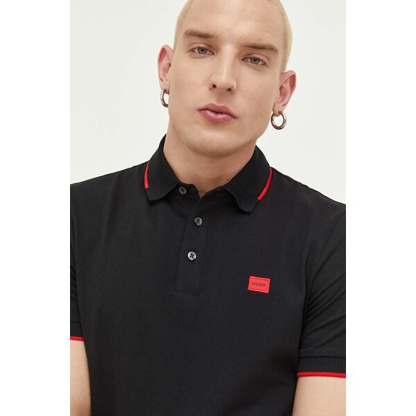 Bavlnené polo tričko HUGO Deresino232 43225412