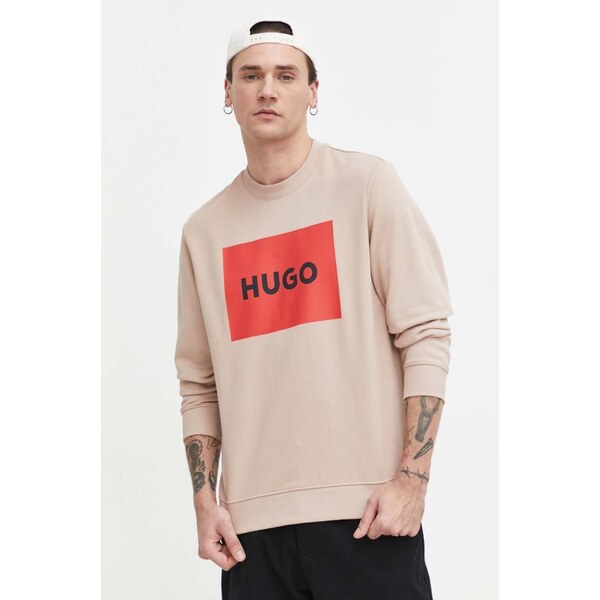 Bavlnená mikina HUGO 48917422