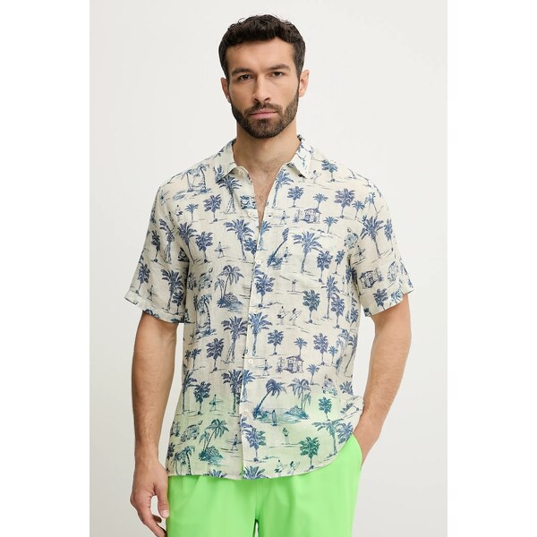 Ľanová košeľa MC2 Saint Barth 63787459