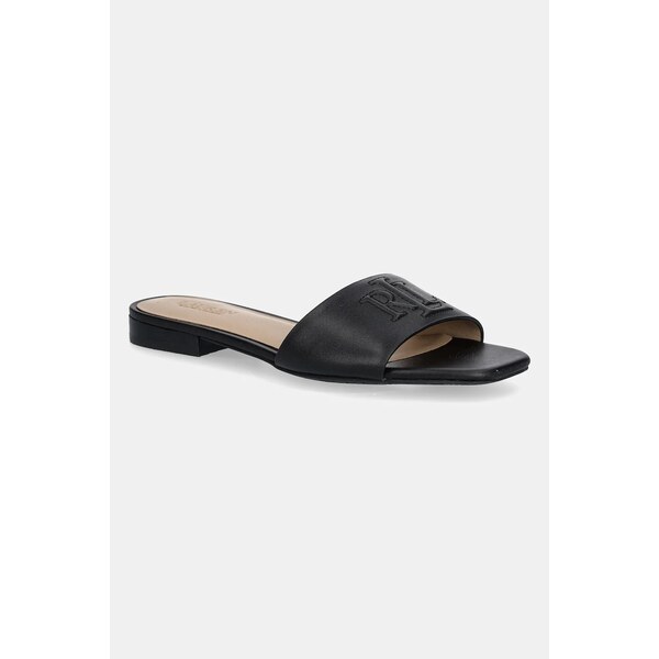 Kožené šľapky Lauren Ralph Lauren Everley Sld 62861608