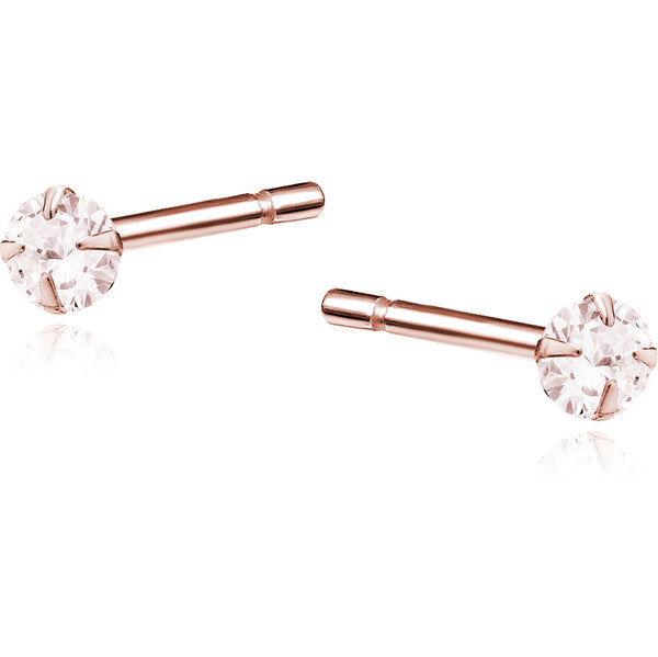 Olivie Strieborné náušnice MORGANIT ROSE 9901 66110509