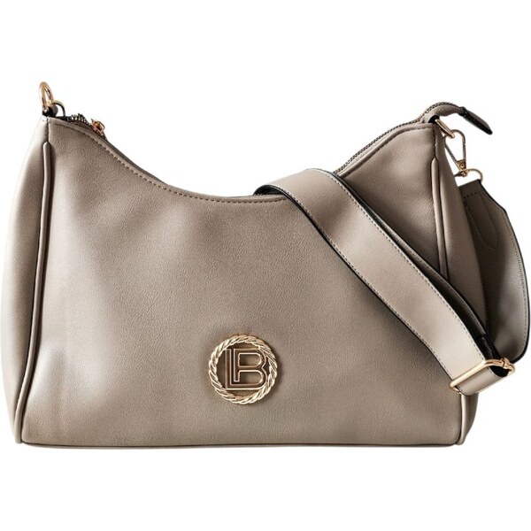Béžová crossbody kabelka Laura Biagiotti Dausette 66096905