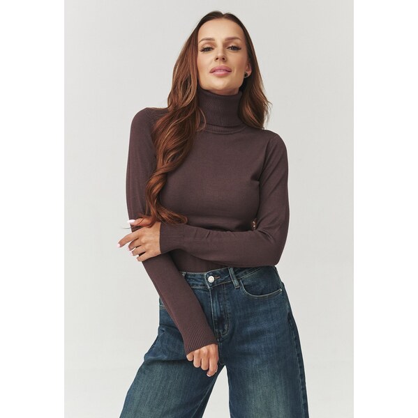 Makadamia Dámsky rolák s viskózou | čokoládová C11 66101607