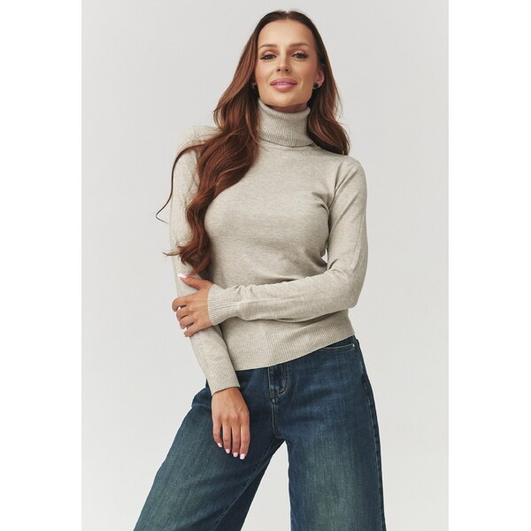 Makadamia Dámsky rolák s viskózou | béžová melanž C11 66101609