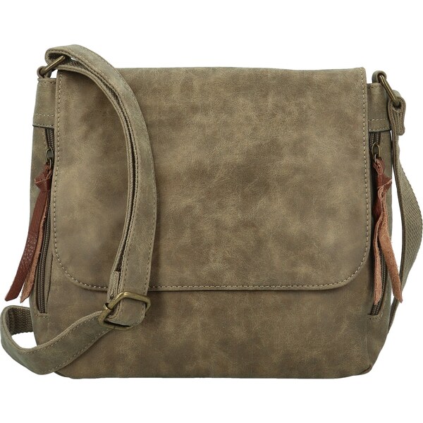 Dámska crossbody kabelka béžová - Paolo bags Aiden béžová 66113295