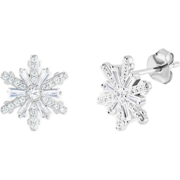 Preciosa Strieborné náušnice s kubickou zirkóniou Polaris Spotlight 66581701