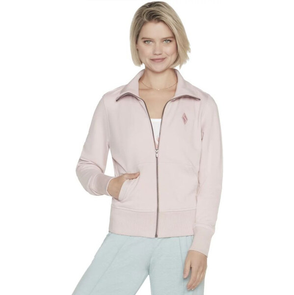 Skechers The Hoodless Hoodie Diamond Jacket W3JA262-LPK Pink L 66102307