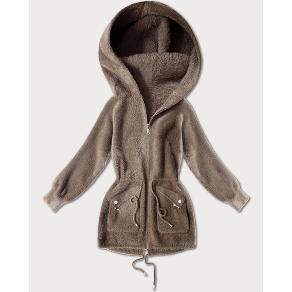 MHM Alpaka ťavia farba ťavie oblečenie s vreckami (W010#) 66102609