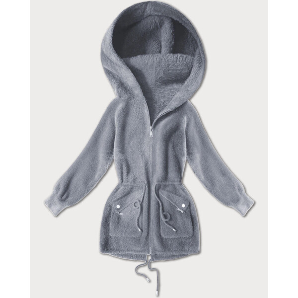 MHM Šedá alpaková prikrývka s vreckami (W010#) 66102610