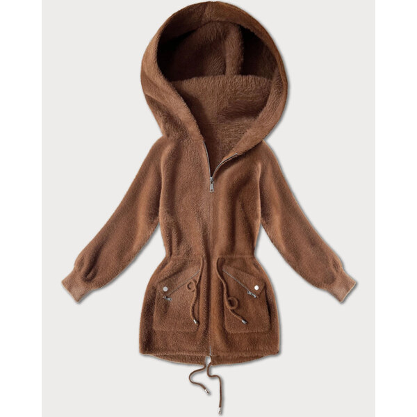 MHM Karamelová alpaka s vreckami (W010#) 66102607