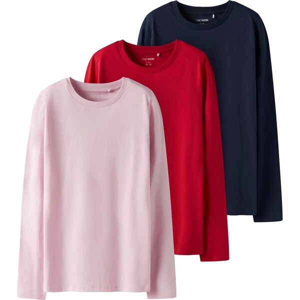 TWO SOON Tričko modrá / ružová / červená 66119857