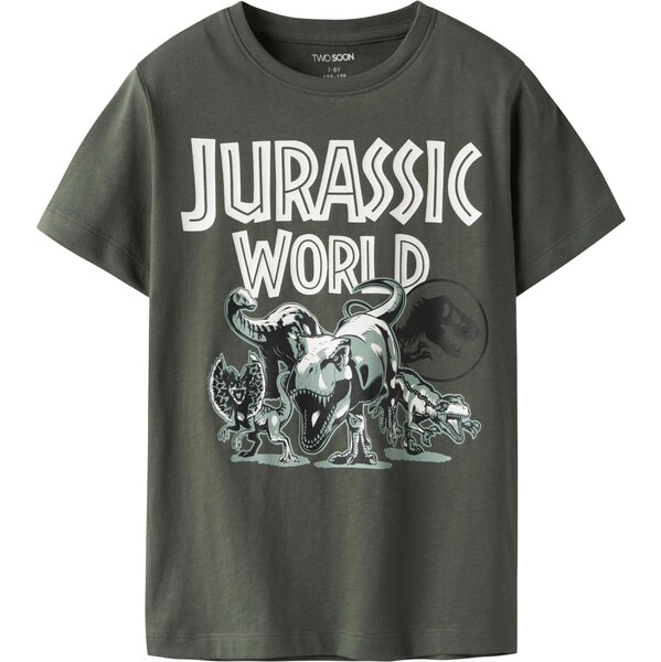TWO SOON Tričko Jurassic World zelená / pastelovo zelená / 66119893