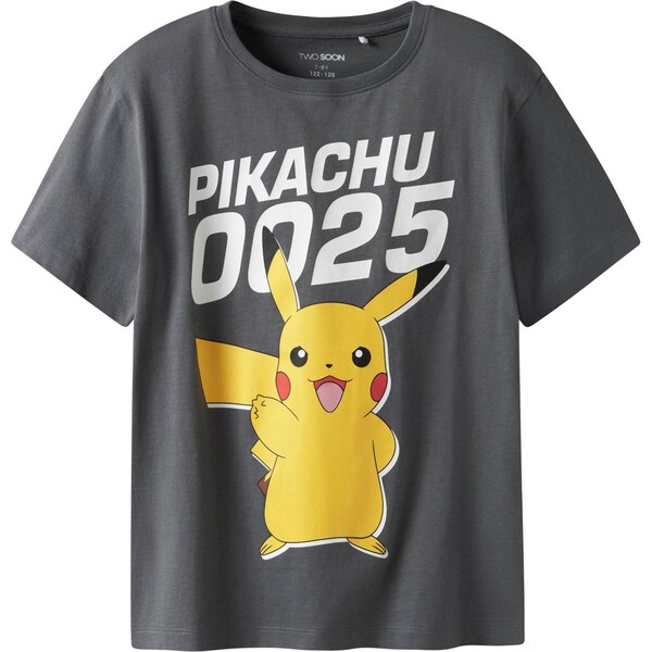 TWO SOON Tričko Pokémon žltá / sivá / biela 66119908