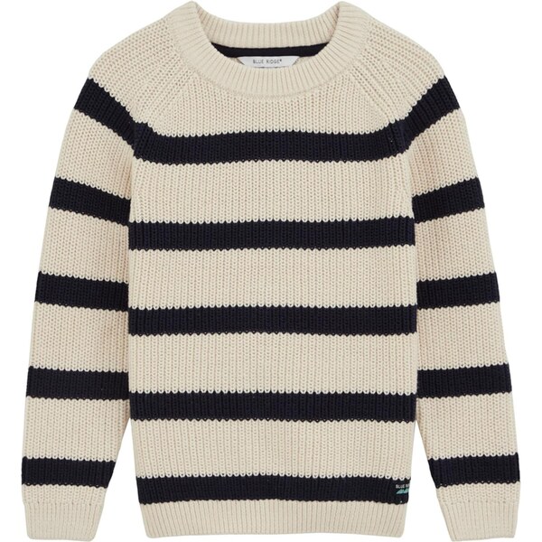 WE Fashion Sveter čierna / prírodná biela 66105323