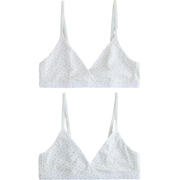 Next Podprsenka svetlomodrá / zelená / ružová / biela 66105326