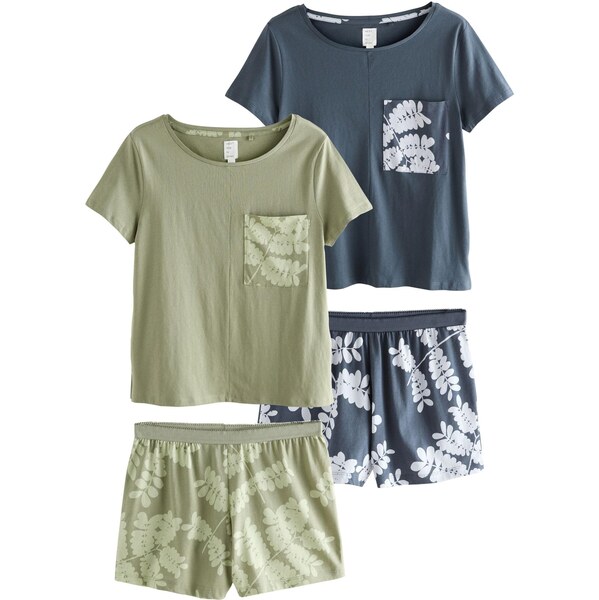 Next Kraťasy enciánová / pastelovo modrá / mätová / svetlozelená 66105379