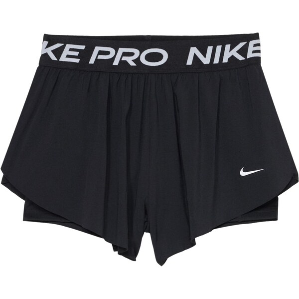 NIKE Športové nohavice svetlosivá / čierna / biela 66105391