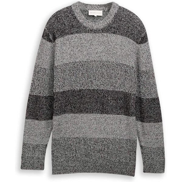 TOM TAILOR DENIM Sveter sivá / antracitová / grafitová 66105394