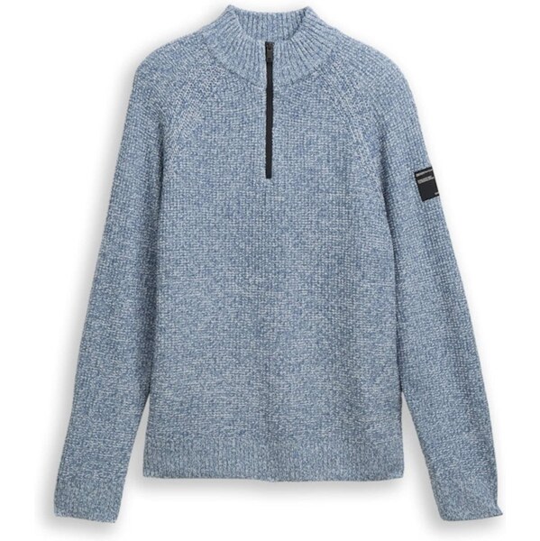 TOM TAILOR DENIM Sveter modrá melírovaná 66105403