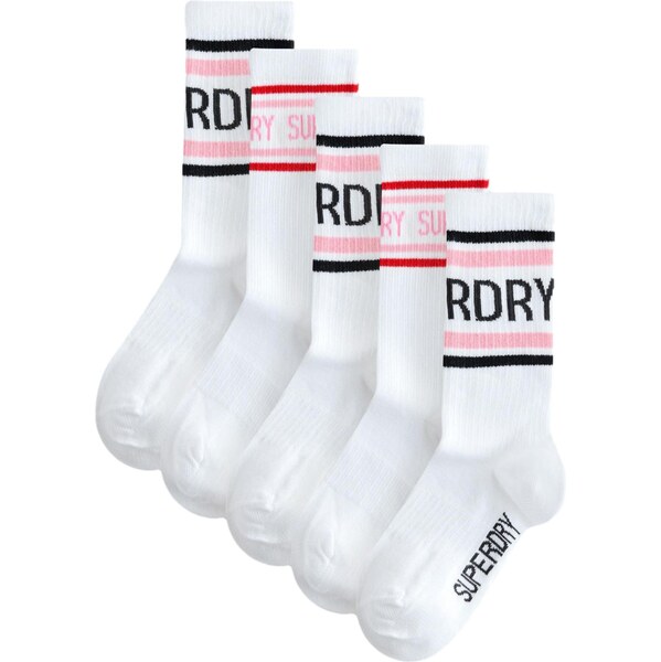 Superdry Ponožky ružová / čierna / biela 66105470