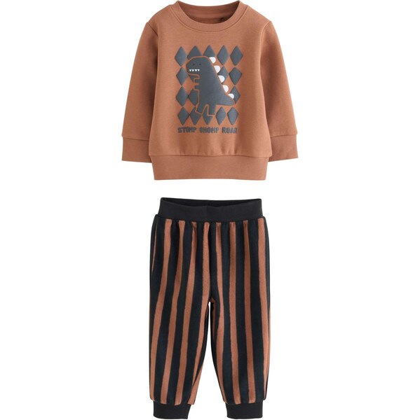 Next Pyžamo námornícka modrá / hnedá / čierna / biela 66105483