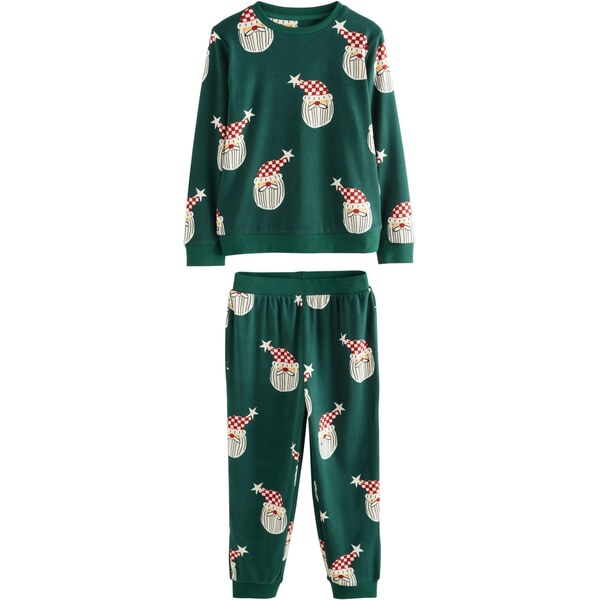Next Pyžamo tmavozelená / červená / čierna / biela 66105881