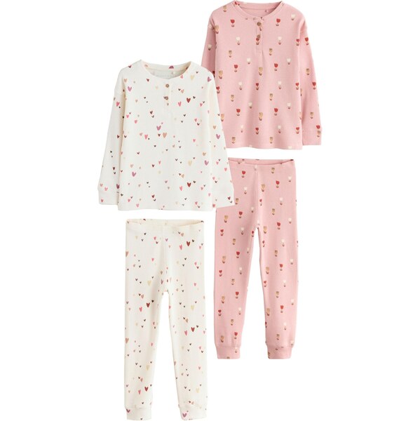 Next Pyžamo nebielená / zelená / staroružová / červená 66105837