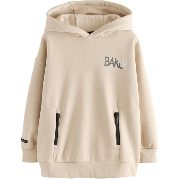 Baker by Ted Baker Mikina sivobéžová / tmavosivá / biela 66105859