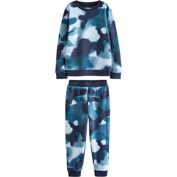 Next Pyžamo modrá / námornícka modrá / biela 66105912