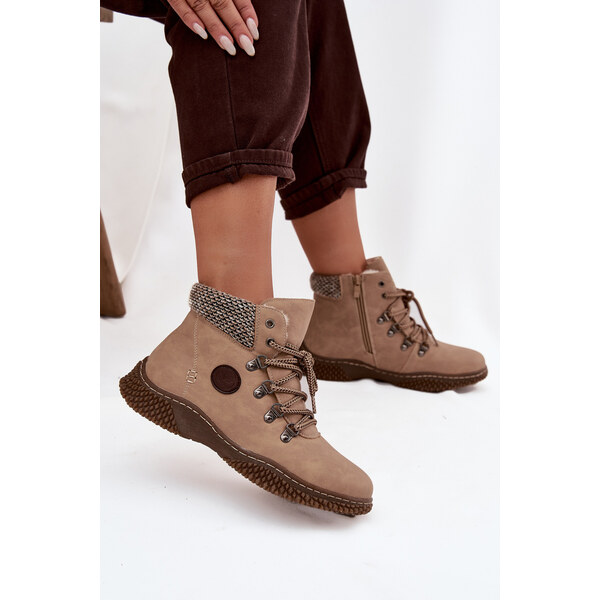 Boto Vykurované Trapper Čižmy Ženy Béžové Zenaya 66108072