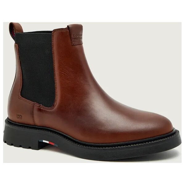 Tommy Hilfiger Kožené jazdecké topánky 66101631