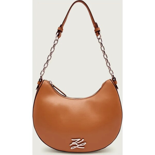 Karl Lagerfeld Kožené hobo K/AUTOGRAPH 66102790