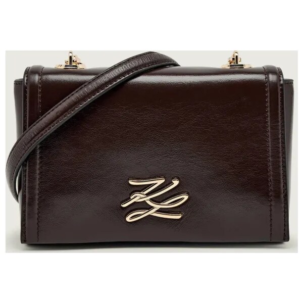 Karl Lagerfeld Kožená crossbody kabelka K/autograph 66101746