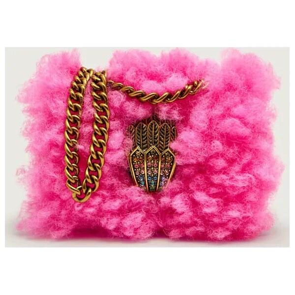 Kurt Geiger Kabelka na rameno 690-MICRO KENSINGTON EAGLE | shearling 65737550