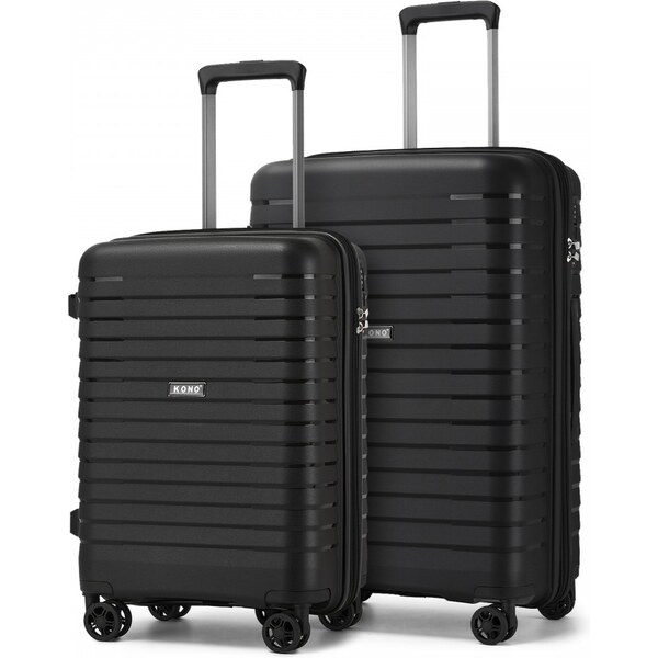 KONO 2 Set cestovných kufrov - rozšíriteľný s držiakom na pohár, 66109220