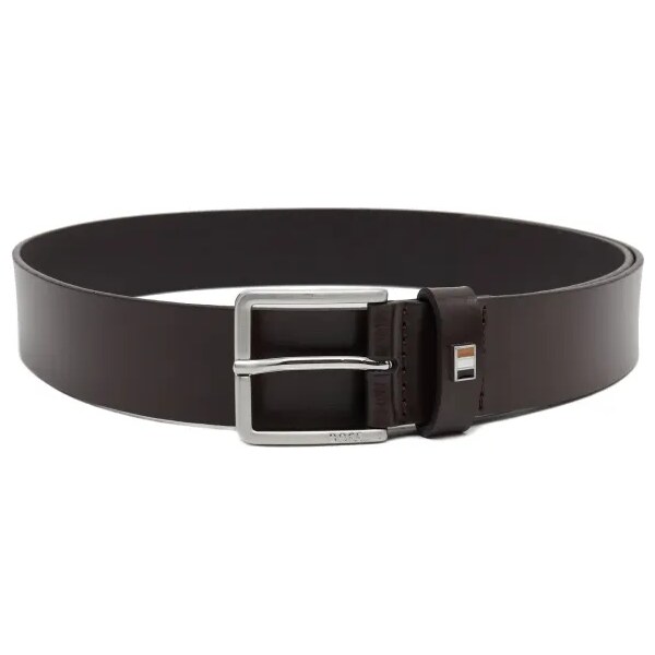 BOSS BLACK Kožený opasok Ther-Flag-E_Sz35 40758108