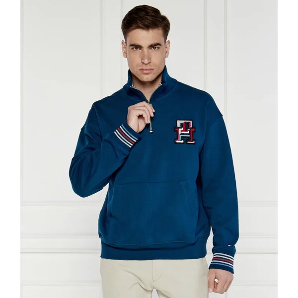 Tommy Hilfiger Mikina MONOGRAM TIPPED 1/4 ZIP | Oversize fit 51564566
