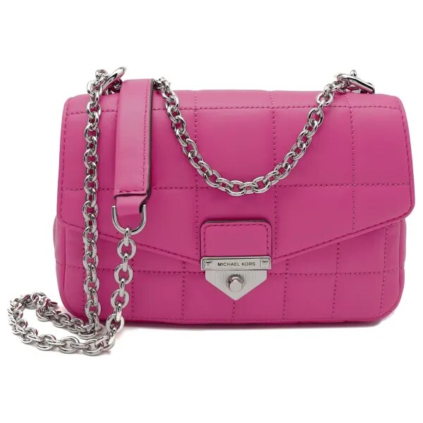 Michael Kors Kožená kabelka na rameno SOHO 37890094