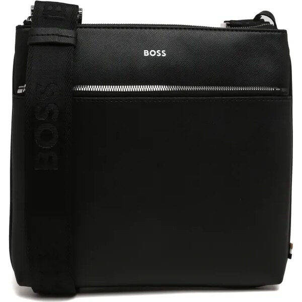 BOSS BLACK Kožená taška na rameno Zair_S z env 37868604