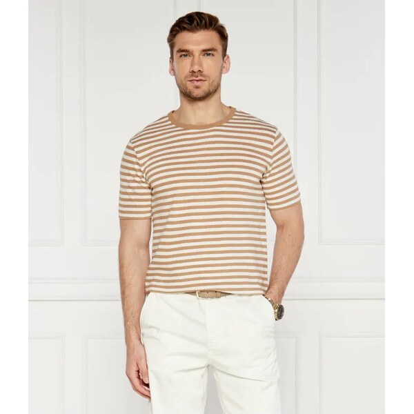 BOSS BLACK Tričko Tiburt | Regular Fit | s prímesou ľanu 61389153