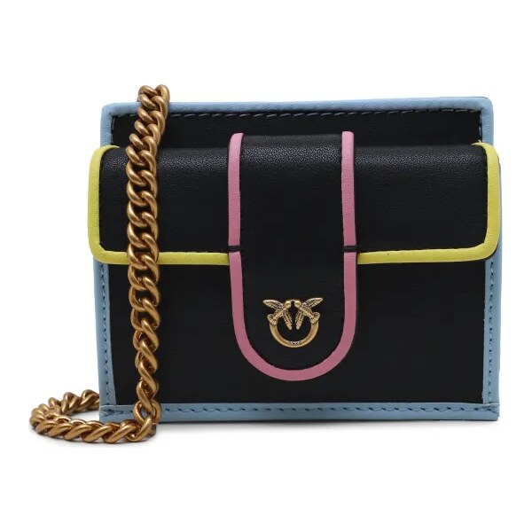 Pinko Kožené puzdro na karty VITELLO 51138588