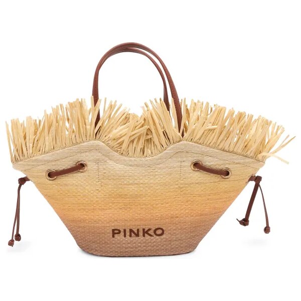 Pinko Plážová taška PAGODA | s prímesou kože 51084973