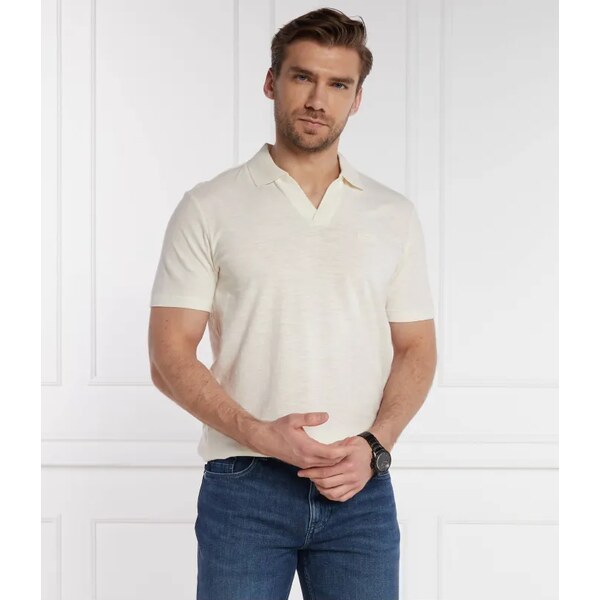 Calvin Klein Polo tričko | Regular Fit | s prímesou ľanu 51085045