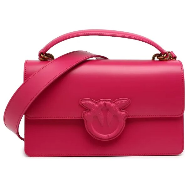 Pinko Kožená crossbody kabelka love one 37504443