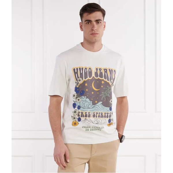 Hugo Blue Tričko Nirito | Regular Fit 50865065